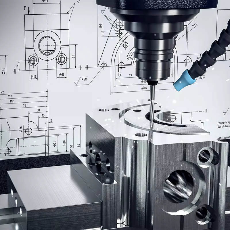 Services de fraisage CNC sur mesure, tournage laser, perçage, brochage et usinage