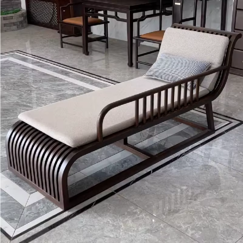 Tabouret Minimaliste Unique pour Chambre à Coucher, Pouf Nordique de Luxe, Tabouret Ergonomique en Bois pour Salon, Cuisine, Chambre, Camping, Meuble Tendance