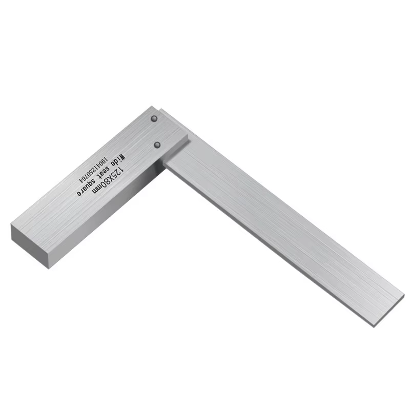 Règle d'angle en acier au carbone de haute précision en forme de L 90° ° Outil de mesure