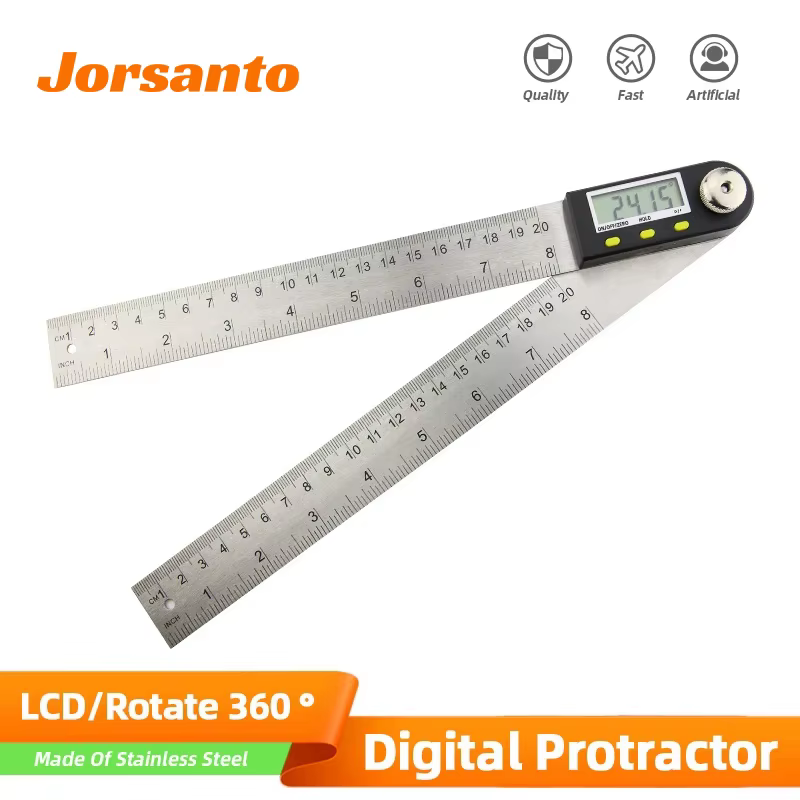 Goniomètre rapporteur électronique jauge numérique outil de mesure d'angle règle multi-angle outils de travail du bois