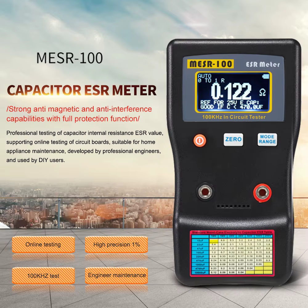 Multimètre MESR-100 ESR puzzles itance Ohm mètre professionnel mesure interne 02/10/2018