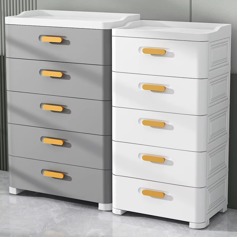 Tour de rangement multifonctionnelle en plastique pour tiroirs, organisateur de placard, étagère de chevet, boîte de rangement pour jouets