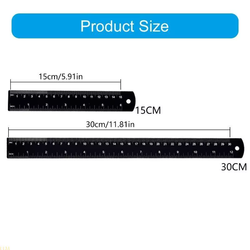U13A Aluminium Ruler Precisions Mesure Tool