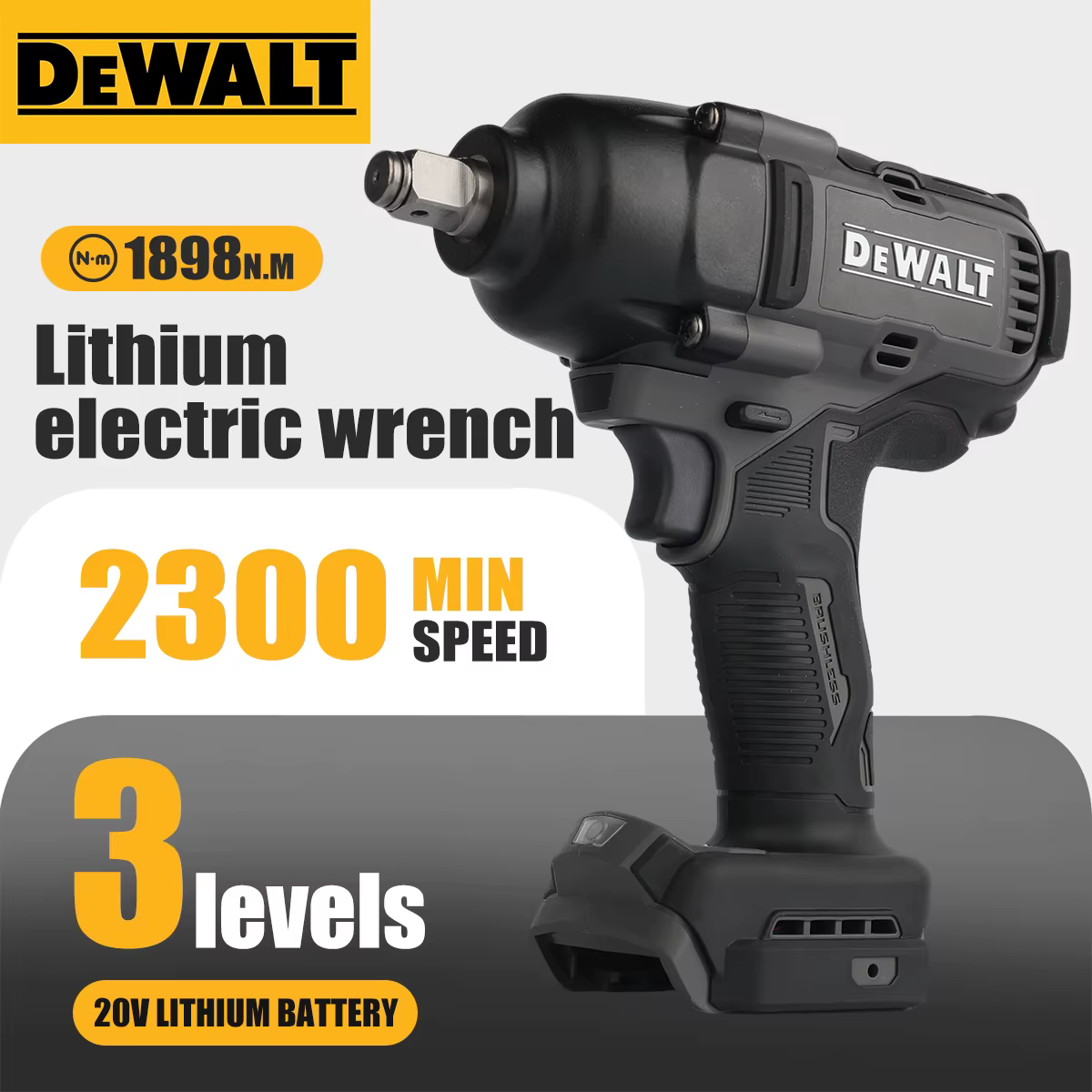 Clé à chocs électrique sans balais DeWalt DCF99M 20V à couple élevé