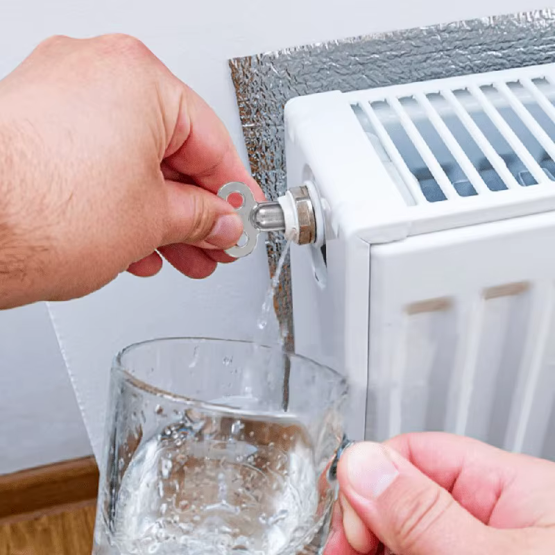 Clé de Valve d'échappement de radiateur en alliage de Zinc