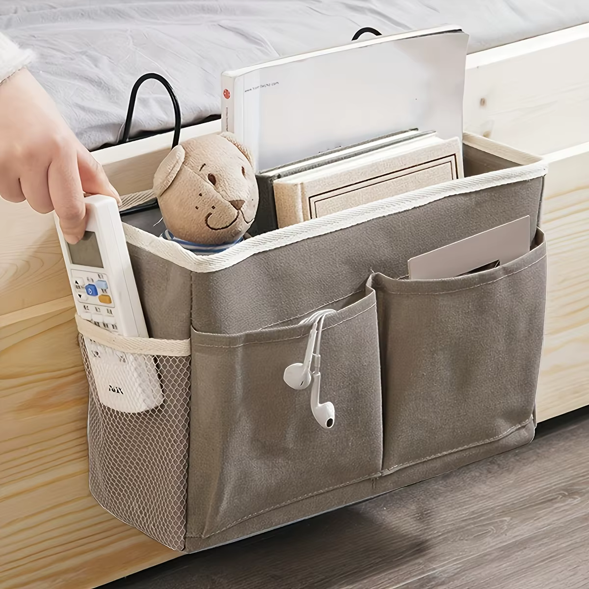 Organisateur de rangement mural en tissu