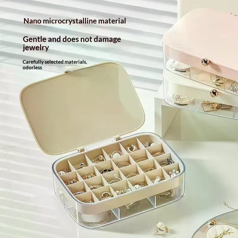 Une boîte de rangement pour bijoux élégante