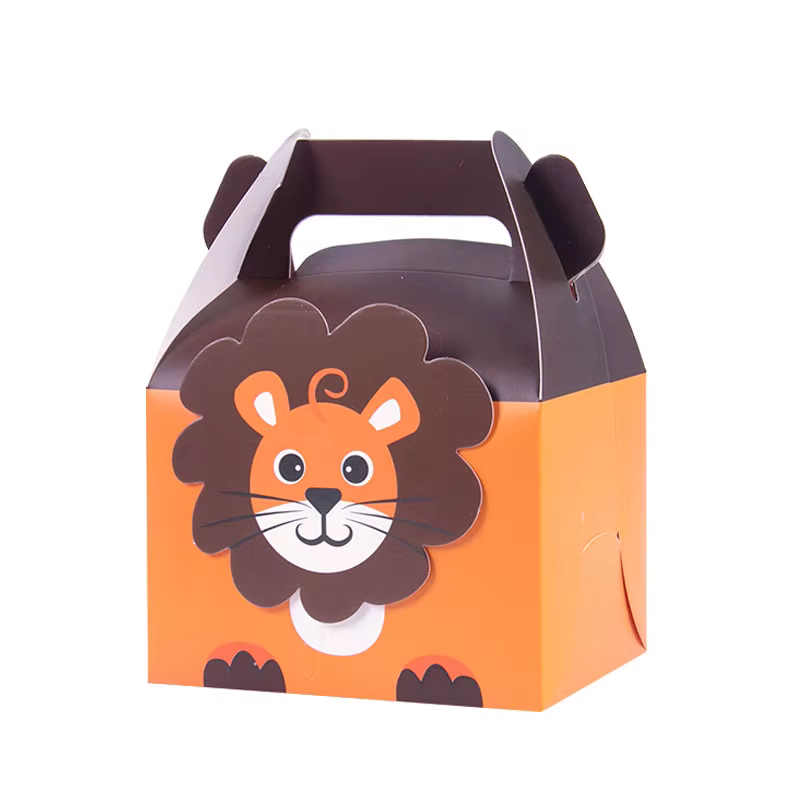 Boîtes à cadeaux d'anniversaire Safari, 10/20 pièces, Lion, renard, éléphant, Zoo, thème d'animaux, boîtes à friandises joyeux anniversaire, bonbons, décoration de fête pour enfants