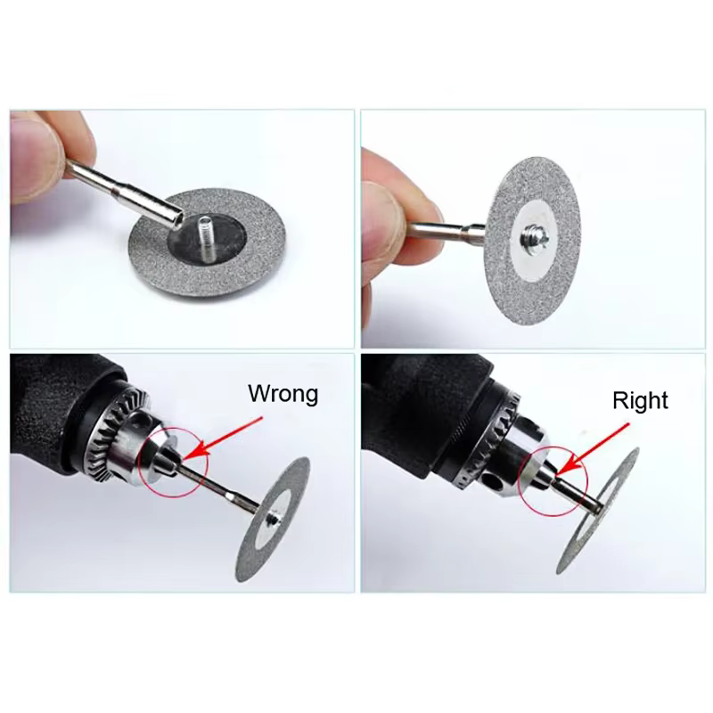 Accessoires Dremel outils rotatifs 30 pièces fraises diamantées 12