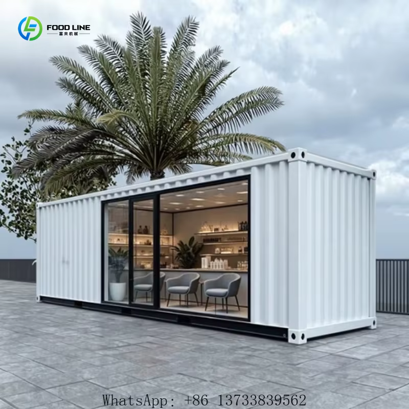 Cuisine extérieure personnalisée, couleur et dimensions sur mesure, magasin mobile préfabriqué, conteneur de transport extérieur portable