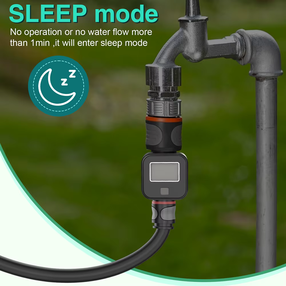 Débitmètre d'eau numérique haute précision IP5X mesure la consommation