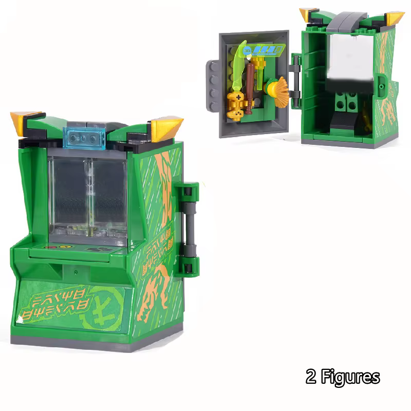 Ninja rétro Mini Console de jeu d'arcade blocs de construction KAI JAY ZANE modèle briques enfants Kits cadeau pour les enfants