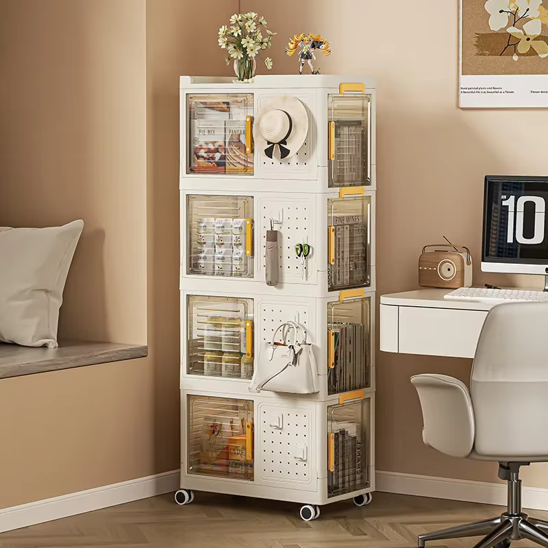 Boîte de Rangement Pliante en Plastique de Grande Capacité