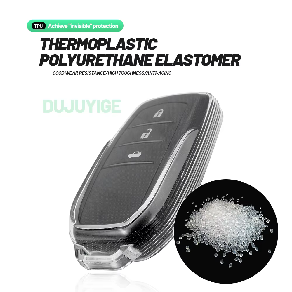 Étui pour clé de voiture en TPU transparent