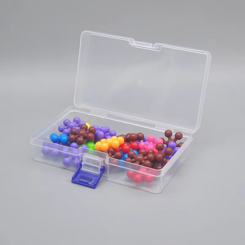 5 boîtes de rangement en plastique transparent pouvant accueillir des petits articles