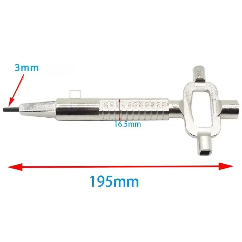 Outil de mesure de cylindre de serrure essentiel pour serrurier