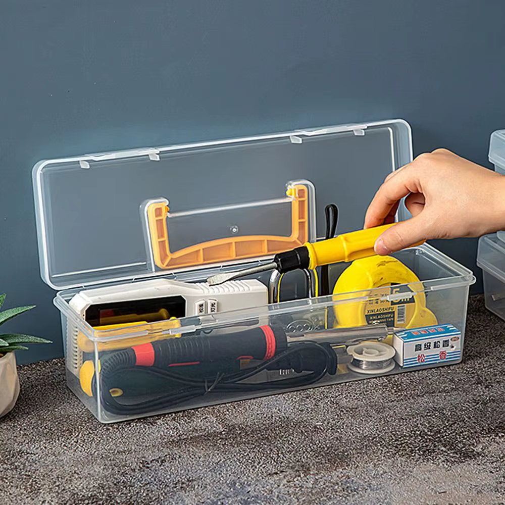 Boîte à outils oller transparente portable