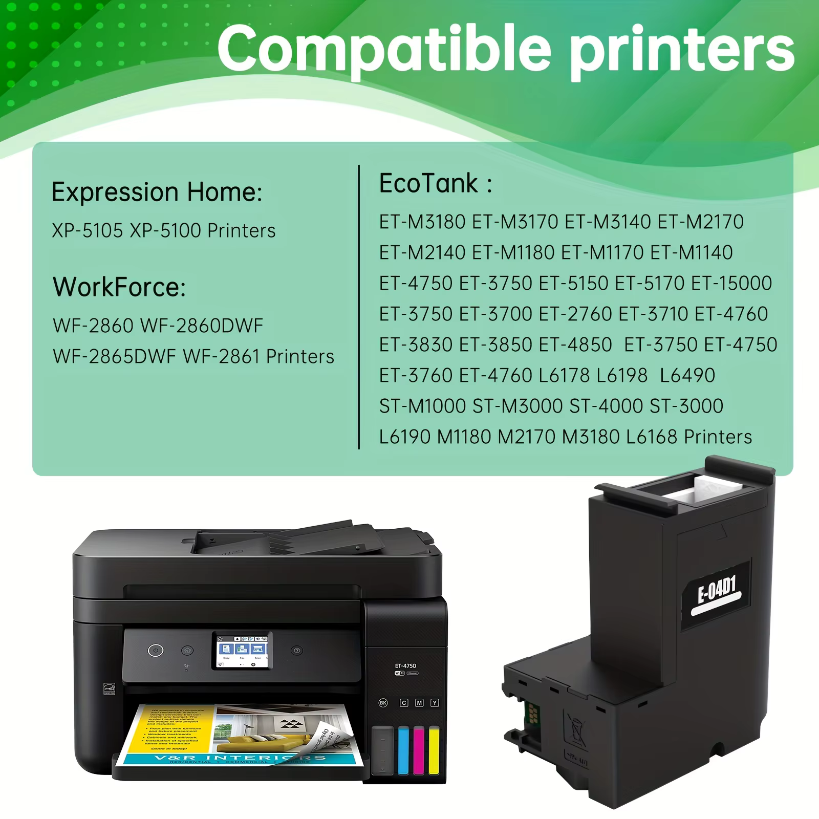 Epson t04d1 boîte de maintenance