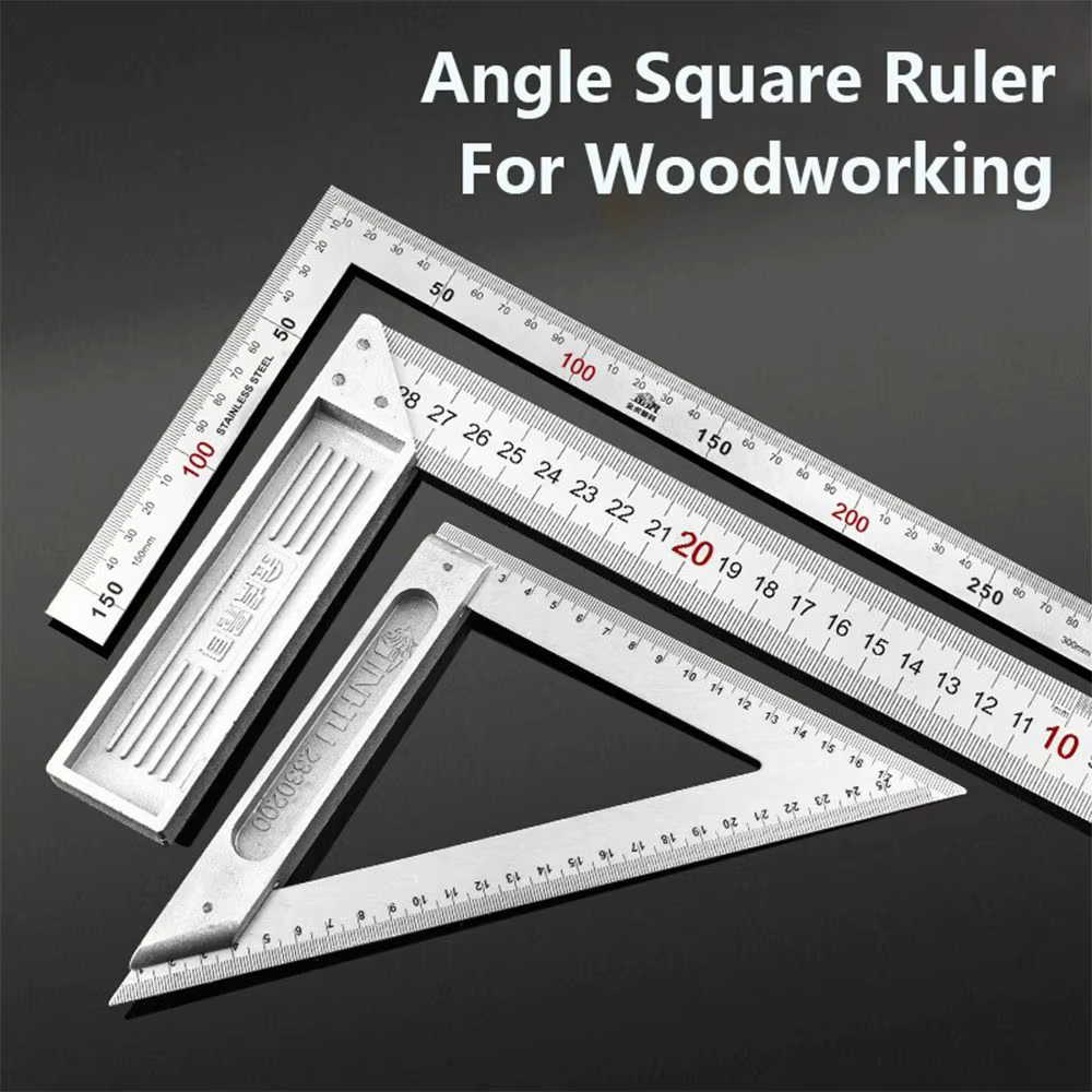 Règle carrée d'angle d'échelle Double face