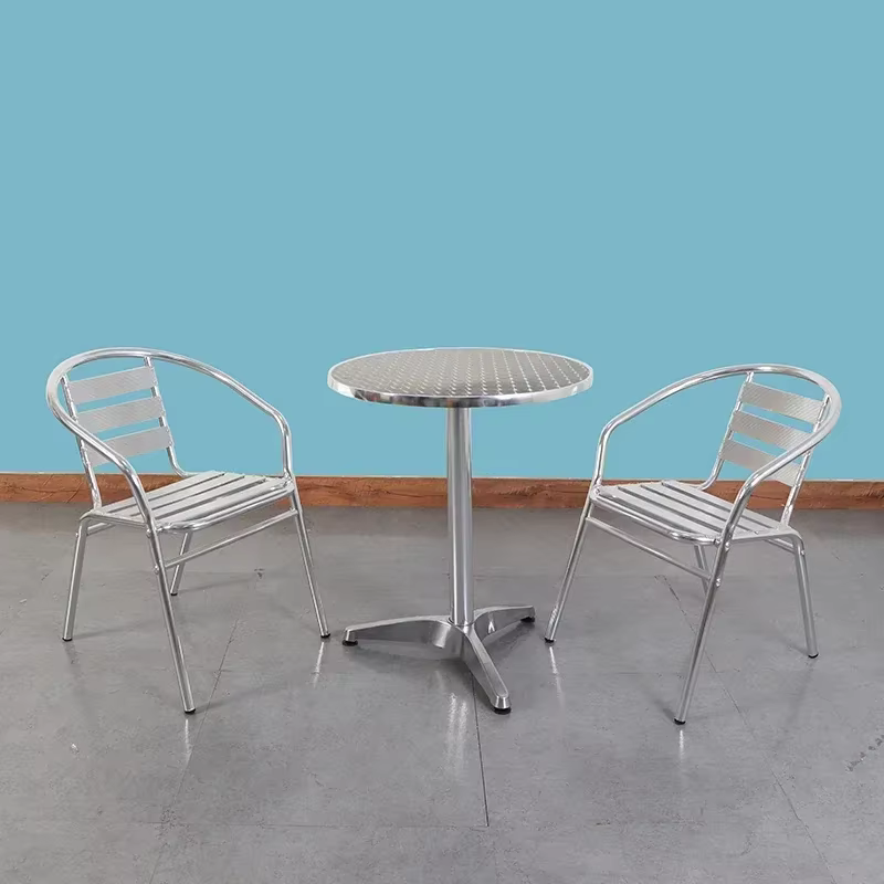 Table pliante en alliage d'aluminium, bureau de salle à manger, maison, jardin extérieur, cour, loisirs, rond, carré, promotion