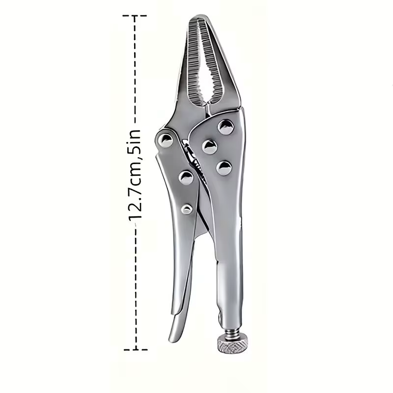 Pince à bec effilé mini robuste de 5 pouces - Hauteur réglable