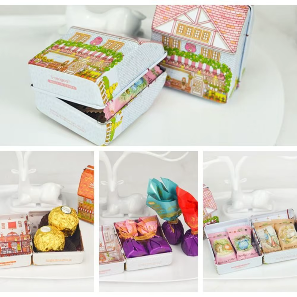 Boîte de rangement polyvalente en métal