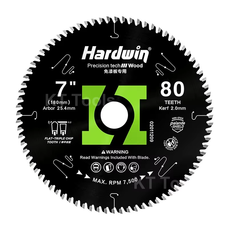 110/125/180/205/230mm lame de scie circulaire 2.0mm dents Kerf 40-96