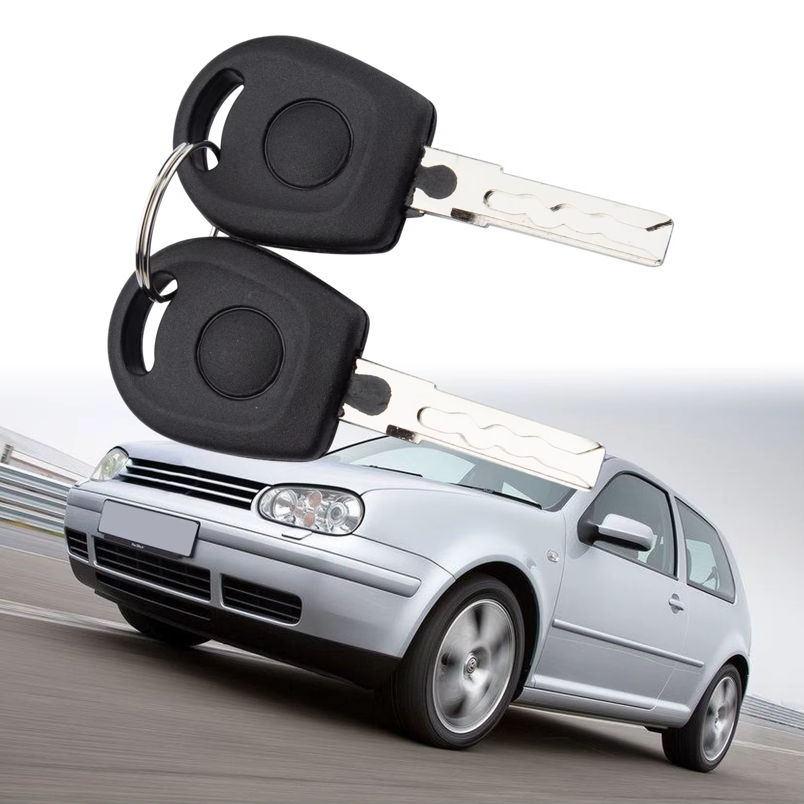 Cylindre de serrure de coffre avec 2 clés 1J6827297G pour Volkswagen Golf GIV Lupo Seat Arosa 1997-2006