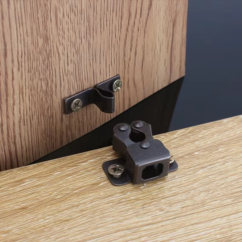 Verrou de porte d'armoire Vintage à Double rouleau