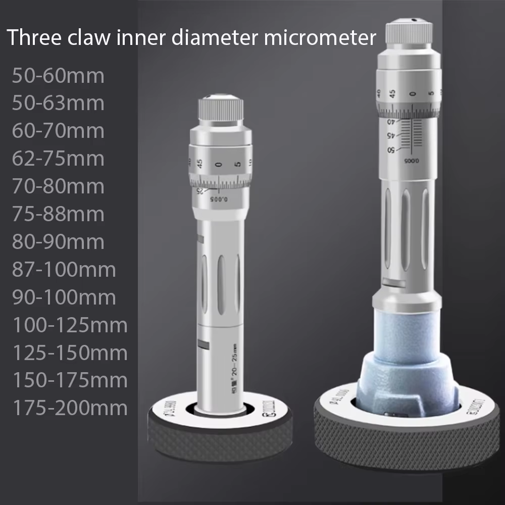 Micromètre de diamètre intérieur à trois griffes