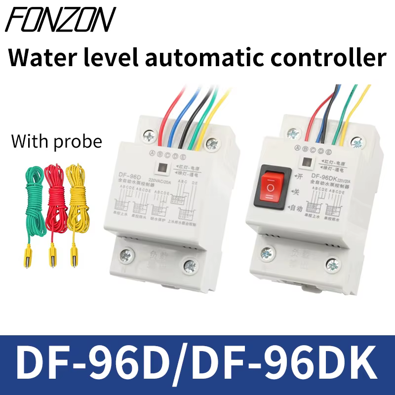 Contrôleur de niveau d'eau automatique DF-96D DF-96DK 20A AC 220V DC24V