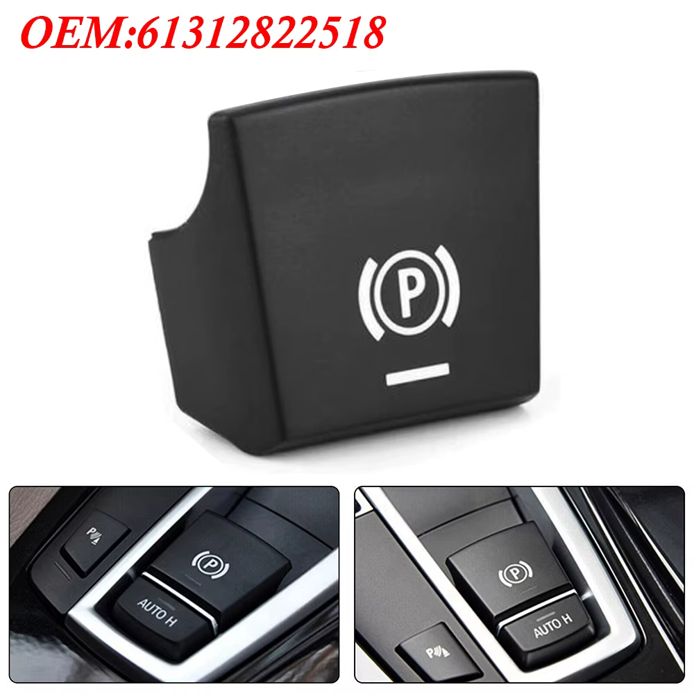Nouveau pour BMW 5 7 F01 F02 F07 F10 F11 F18 F30 520 523 730 2009-2017 frein à main de voiture frein de stationnement bouton P couvercle de commutateur 61312822518