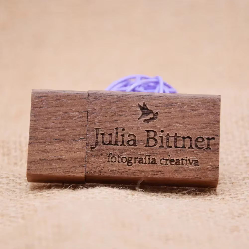 Clé USB 2.0 en bois, 128 go 64 go 32 go 16 go 8 go, pour photographie, cadeau de mariage, Logo personnalisé gratuit, vente en gros, 20 pièces/lot
