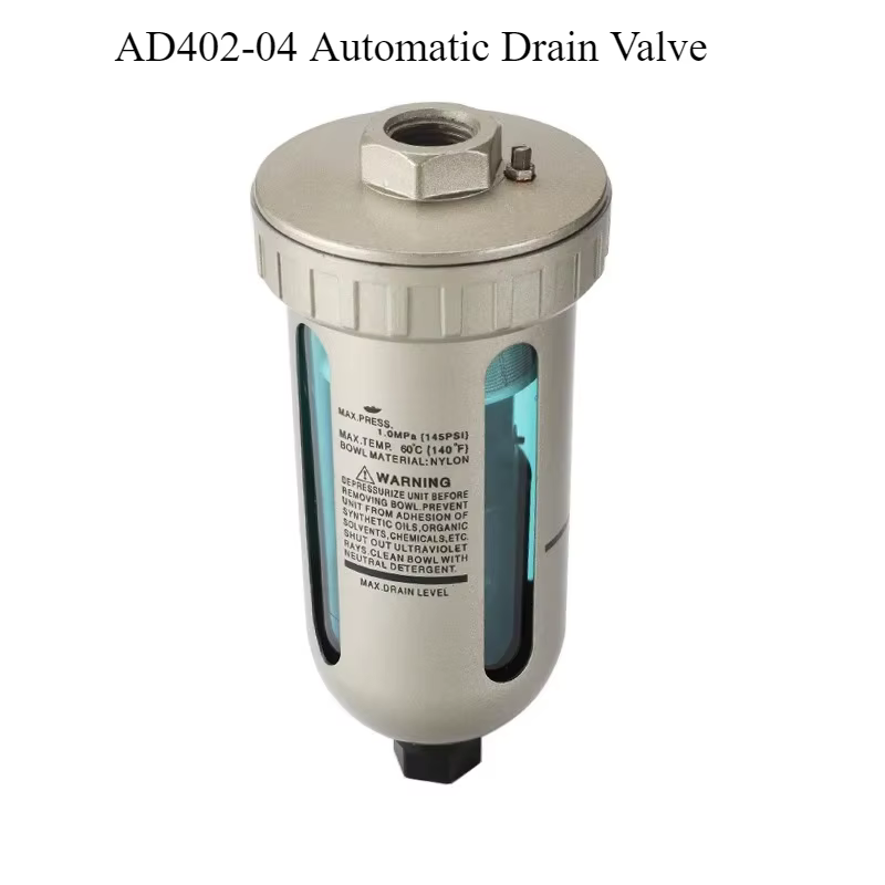 D402-04 Vanne de vidange automatique 1/2" NPT Emptier d'égouttement