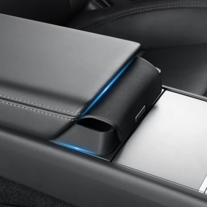 Plateau de rangement de lunettes de Console centrale pour Tesla modèle 3 Highland modèle Y Juniper, boîte de rangement de voiture en Silicone, organisateur d'accessoires