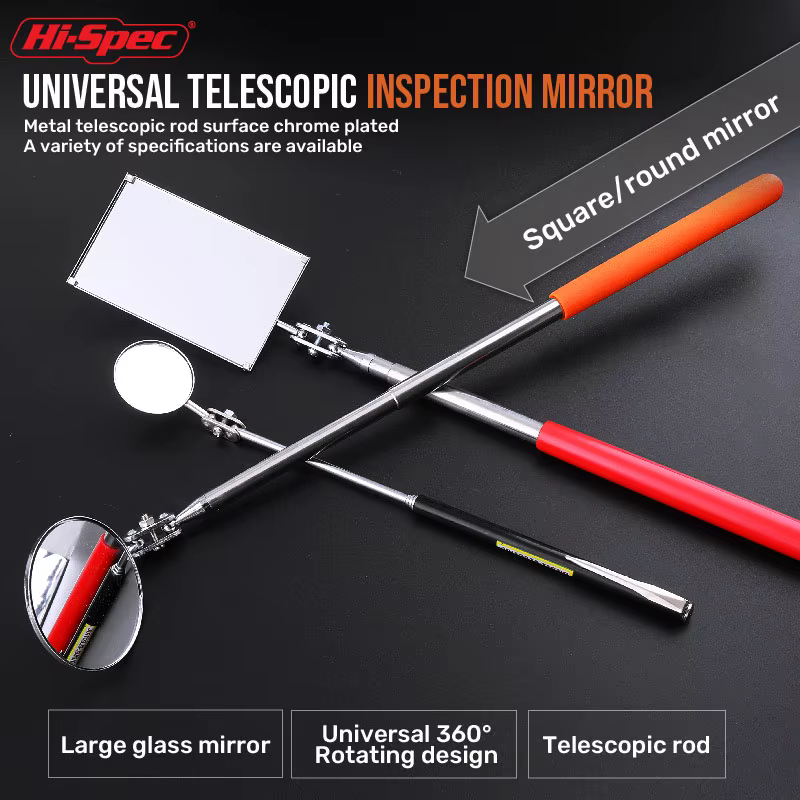 Miroir rotatif d'inspection extensible