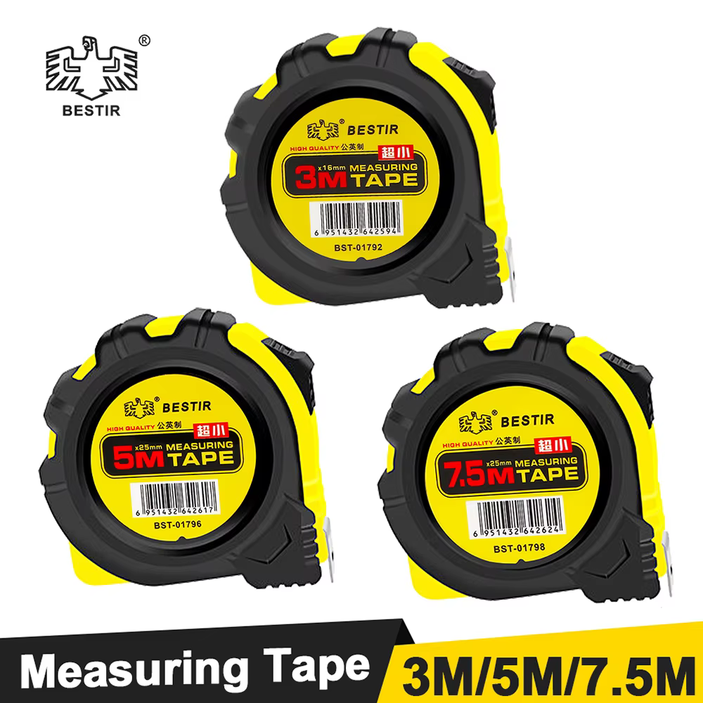 BESTIR ruban à mesurer 3M 5M 7.5M règle