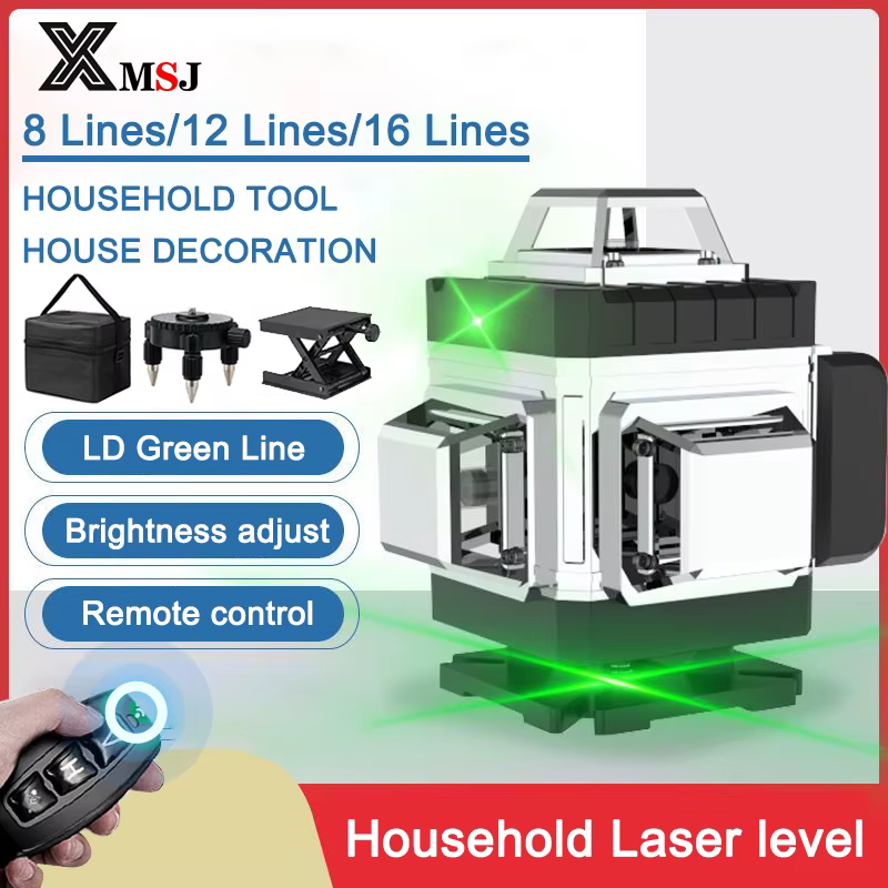 Niveau Laser 16/12/8 lignes 3D/4D