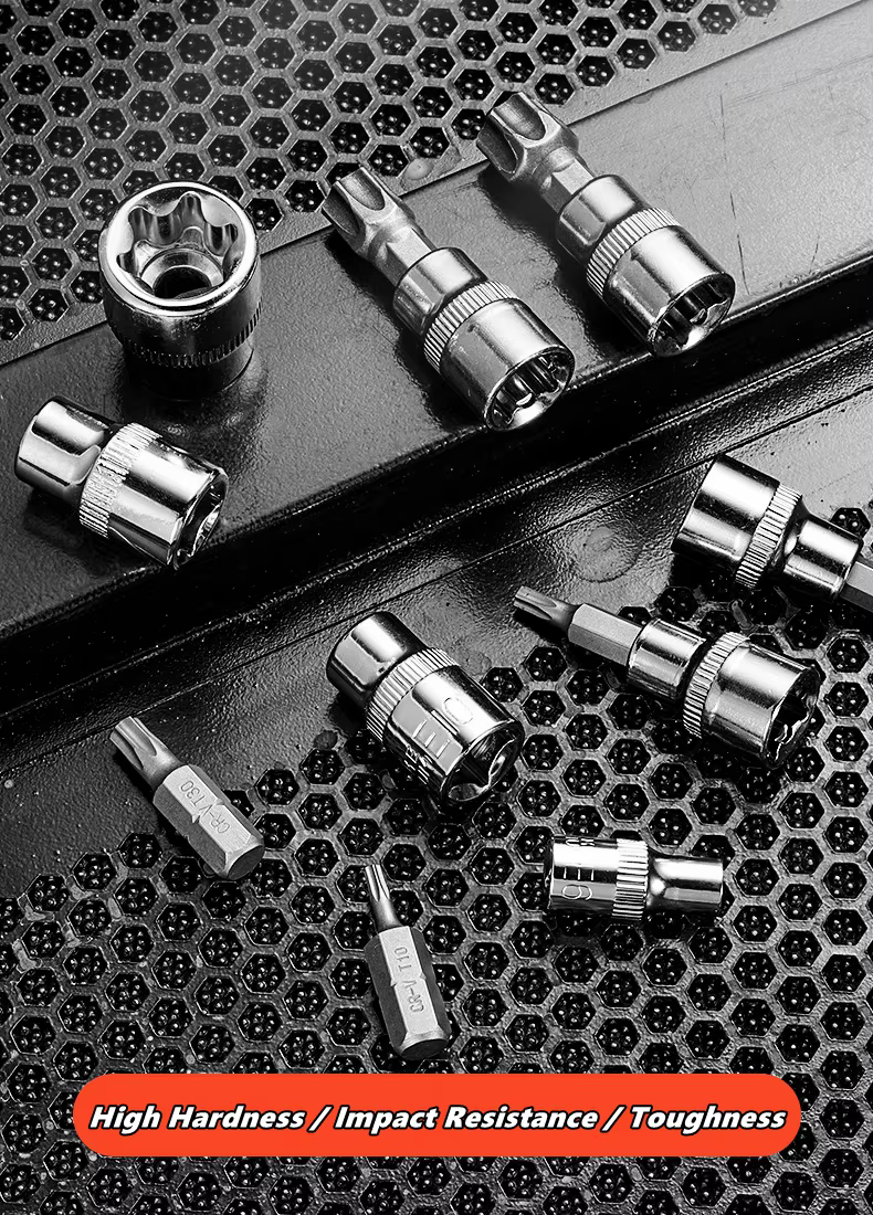Jeu de douilles Torx professionnelles 34 pièces