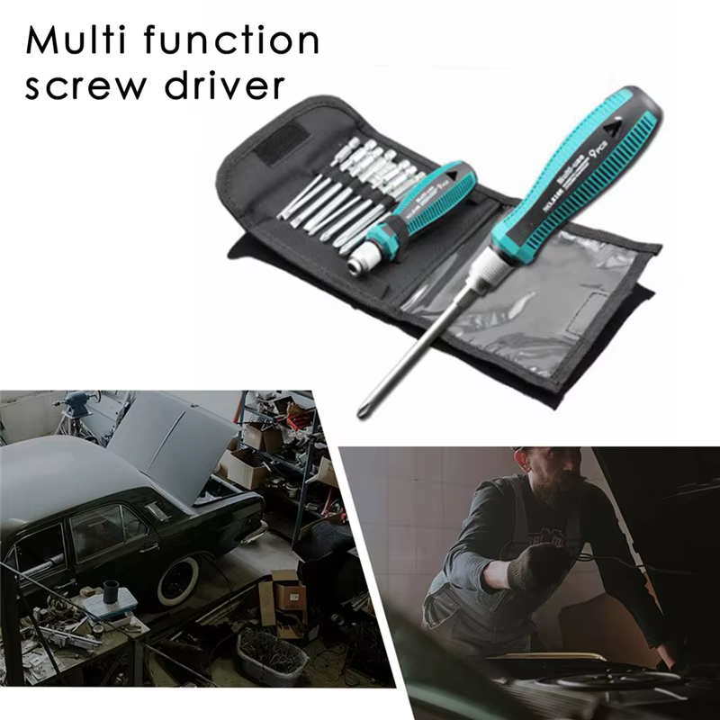 Jeu de Tournevis Magnétiques Durables et Portables
