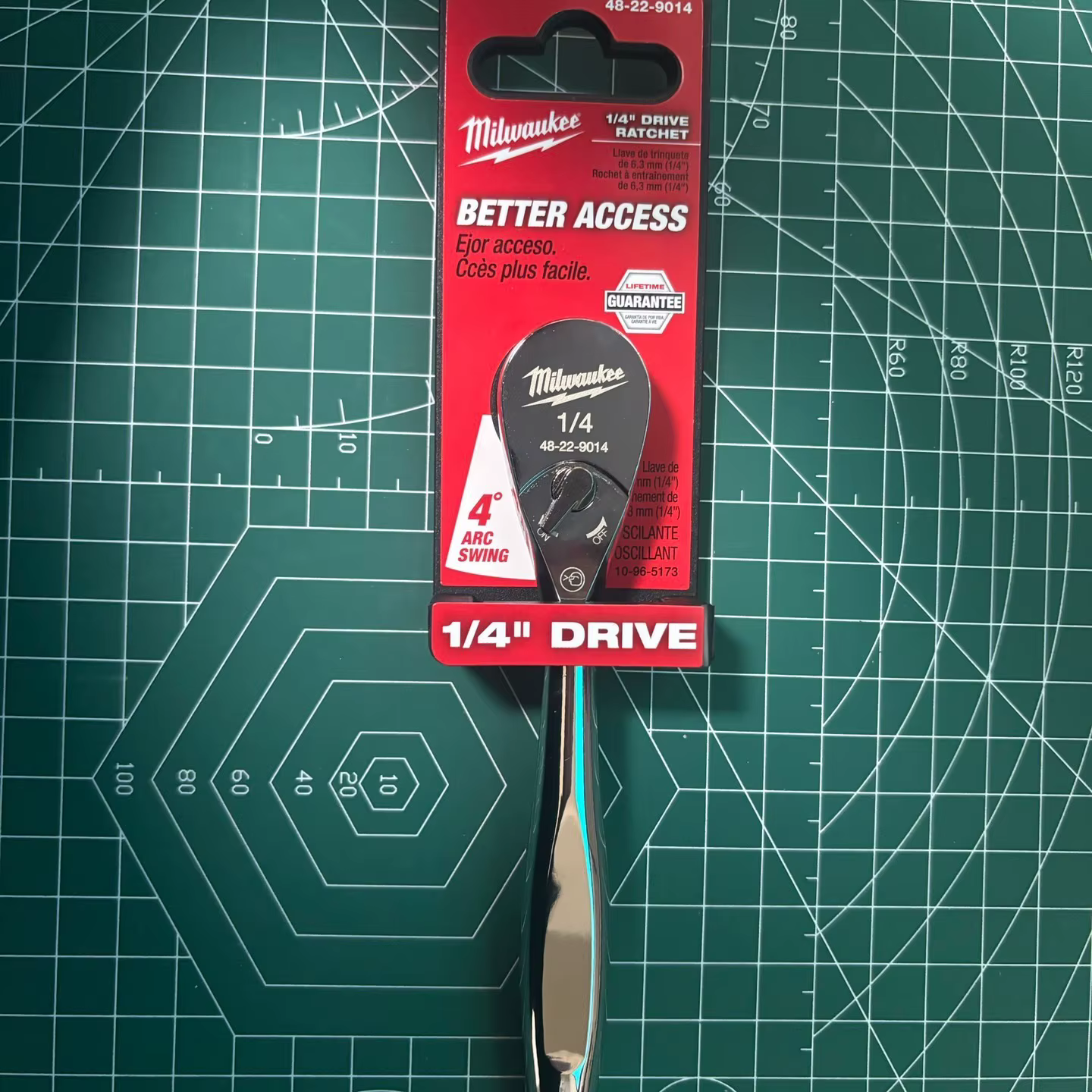 Poignée de cliquet Milwaukee 48-22-9014 1/4 "