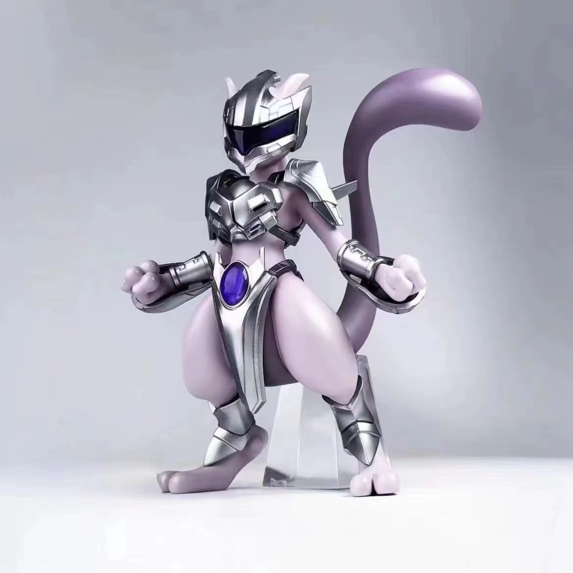 Figurines Pokemon Anime Mew Mewtwo, figurines d'action, Anime légendaire GK, Collection en PVC, modèle périmètre, jouets d'anniversaire