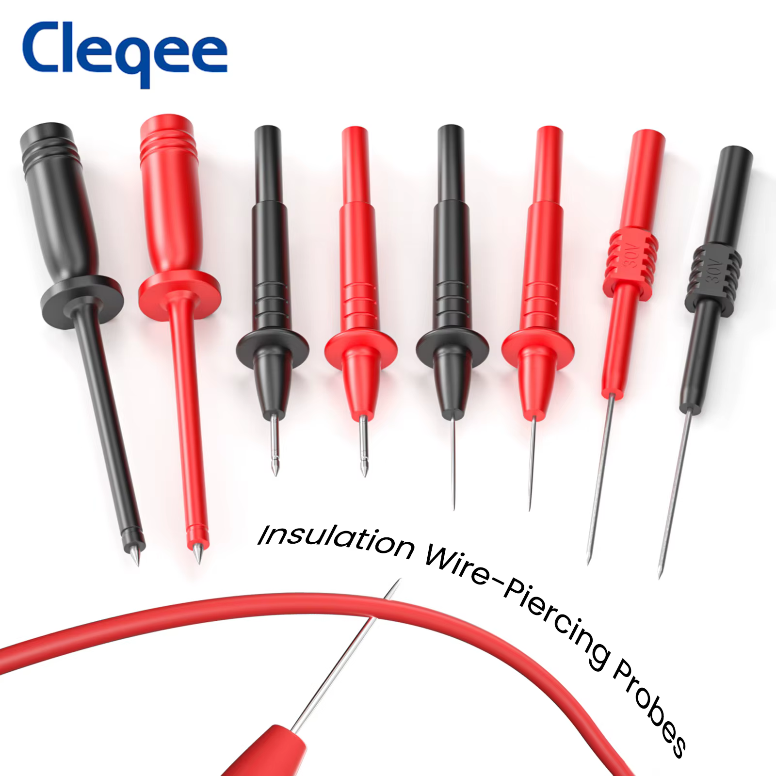Cleqee-Kit de fils de test multimètre en silicone P1925
