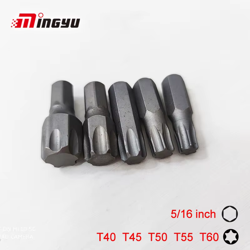 Jeu d'embouts de tournevis Torx T40 T45 T50 T55 T60