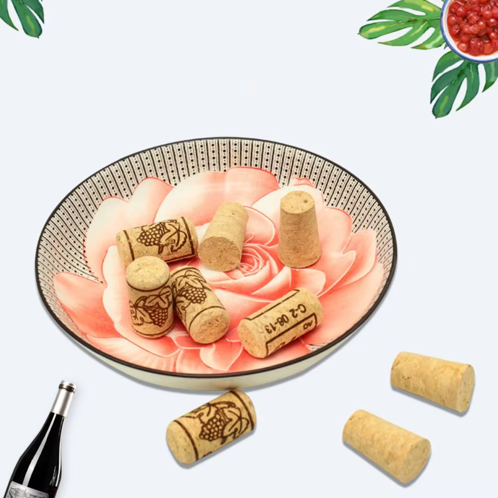 Bouchons de bouteille de vin en bois réutilisables