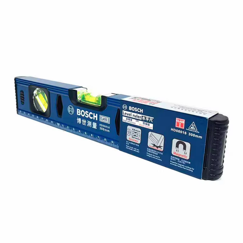 Niveau en alliage d'aluminium Bosch de 300 mm avec base magnétique puissante