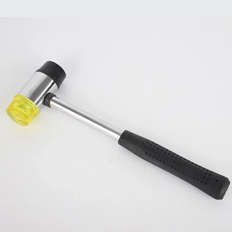 Marteau en caoutchouc souple double face de 25 mm avec tête en nylon