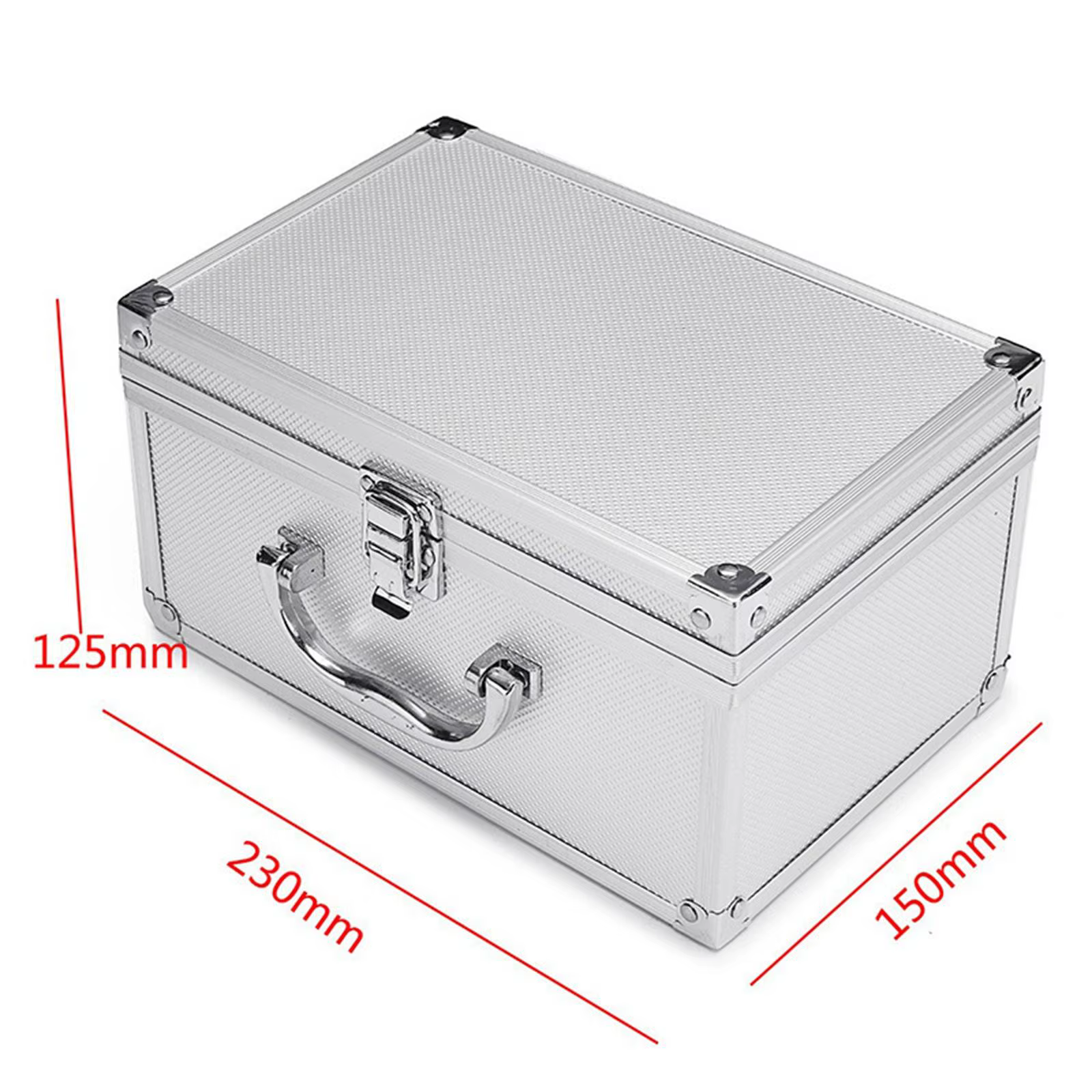 Boîte à outils portable en alliage d'aluminium