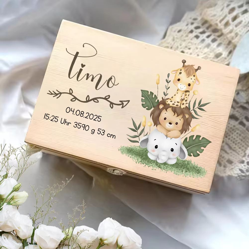 Boîte à mémoire personnalisée pour enfants