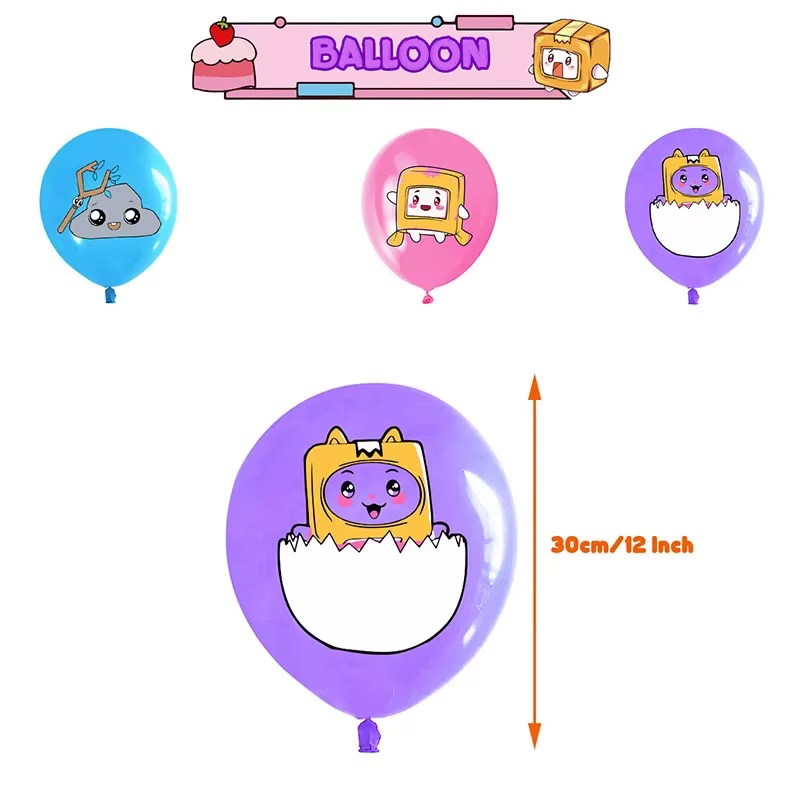 Décorations de fête d'anniversaire Lankyboxs : Bannière